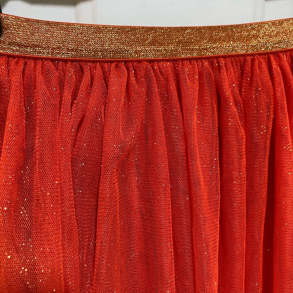 Last Chance! 🔥 DC Super Hero Girl Red Gold Skirt built in Shorts MUST BE BUNDLED - Picture 5 of 8